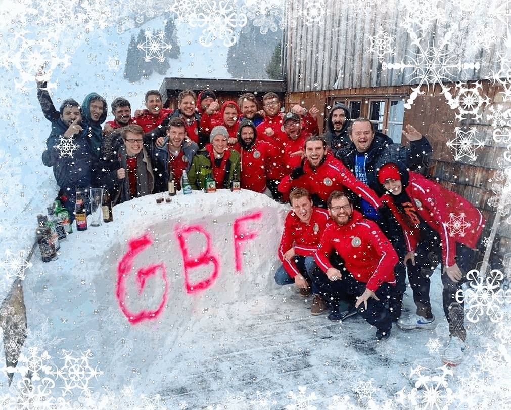 Die GBF Fußballmannschaft wünscht frohe Weihnachten!